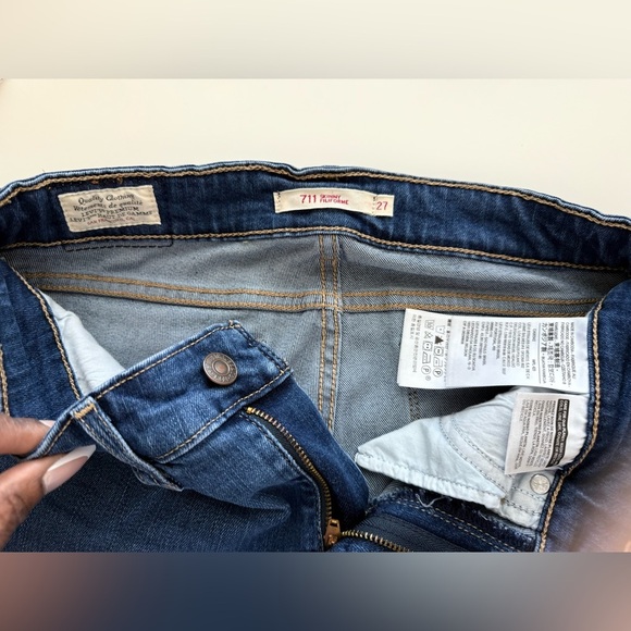 Levi's Blue Skinny Jeans Modern Fit - Picture 7 of 10